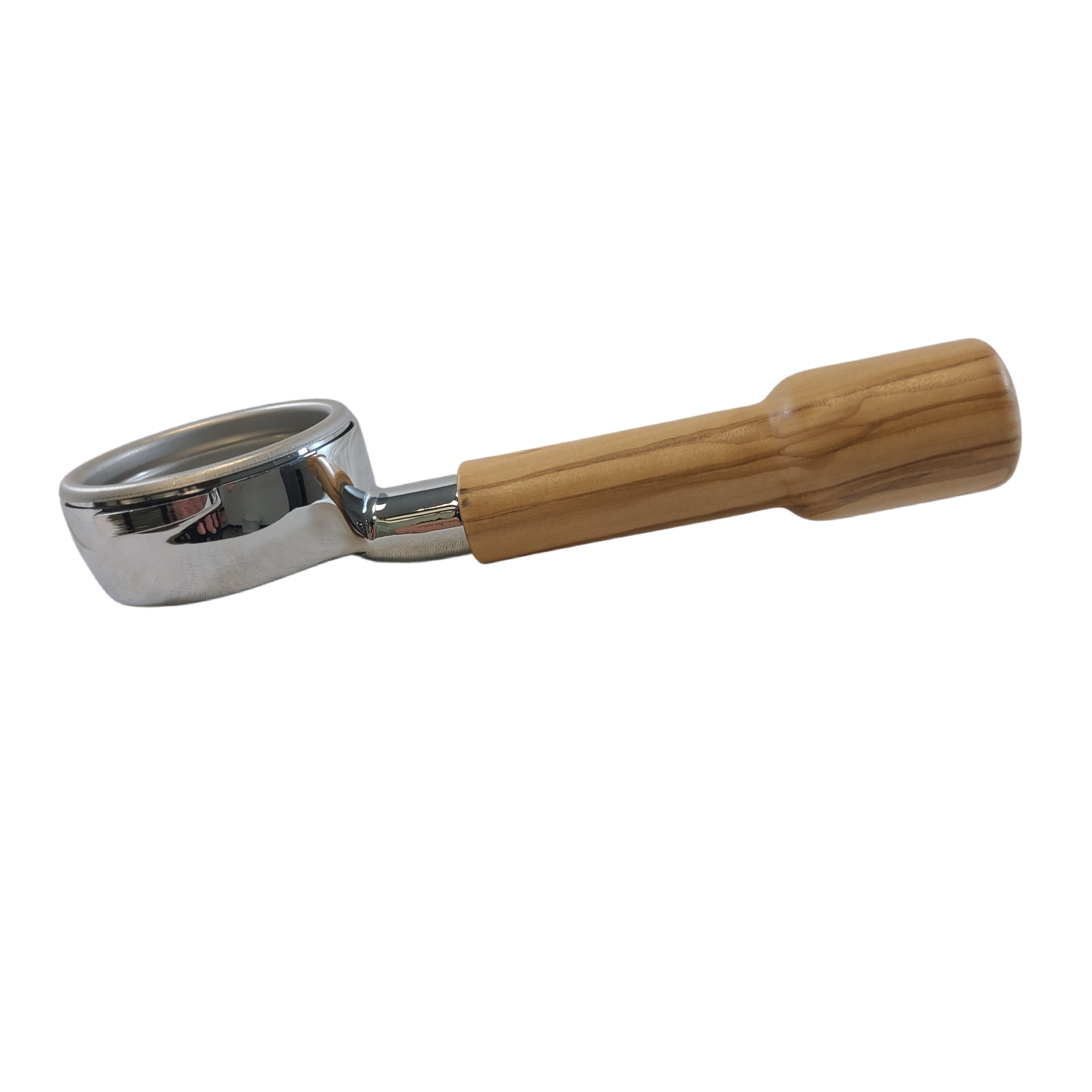 Bottomless Portafilter With Wood Handle (5.7mm) - Walnut Wood — SKU SKU00533-000-37AF8C Coffee - Image 2