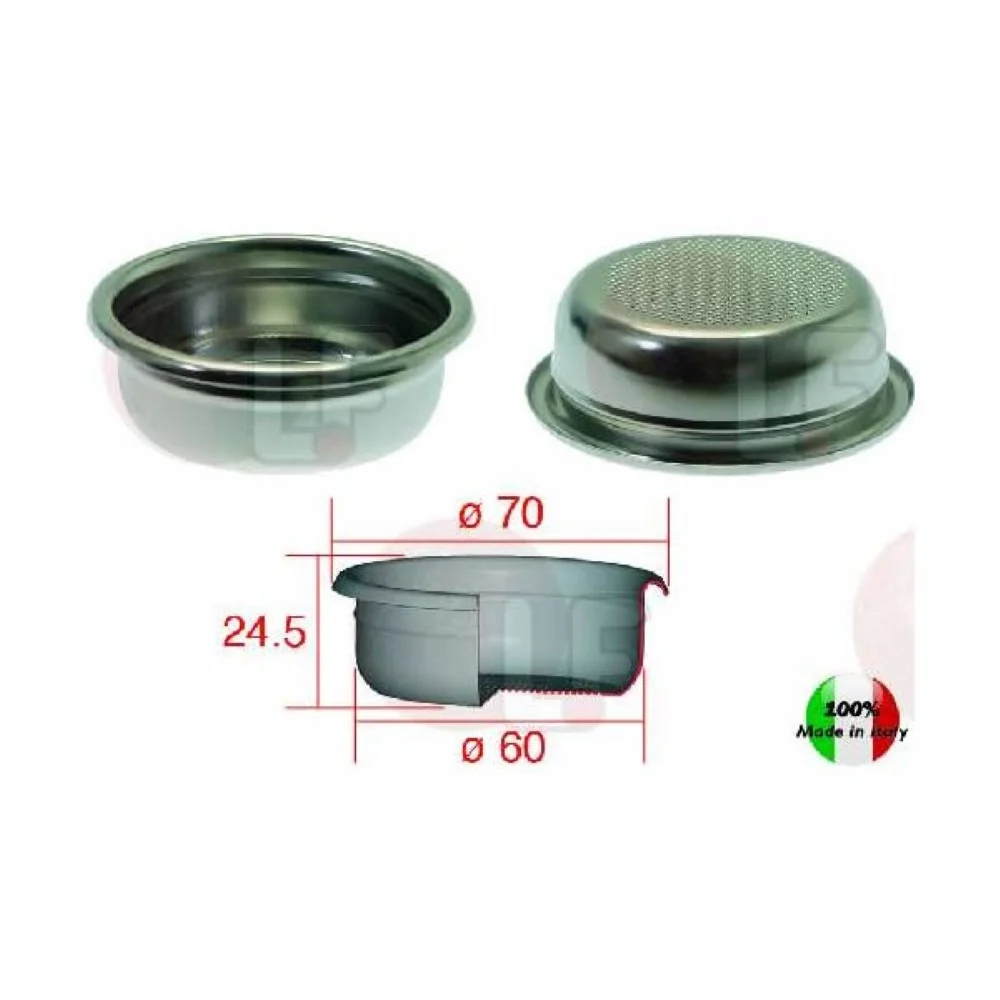IMS Precision Portafilter Double Basket - 16/18gr Coffee - Image 3