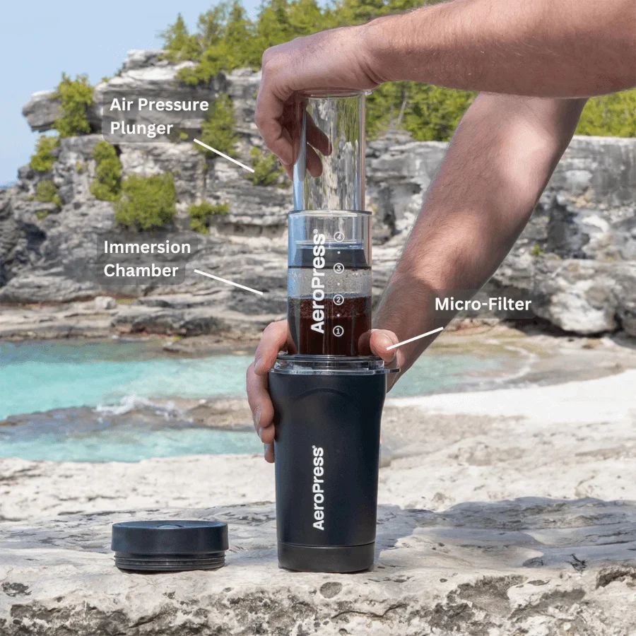 AeroPress Go Plus Travel System Coffee - Image 3