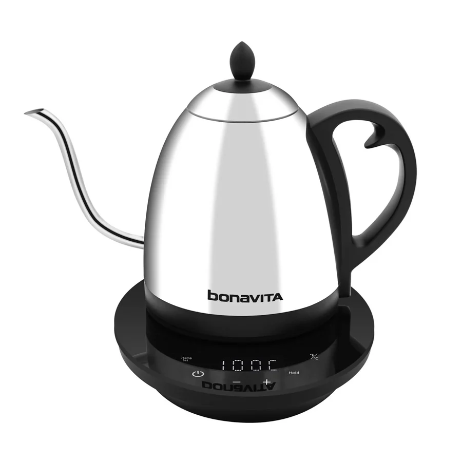 Bonavita Cosmopolitan 1.0L Gooseneck Variable Temperature Kettle - Brushed Stainless - Image 2
