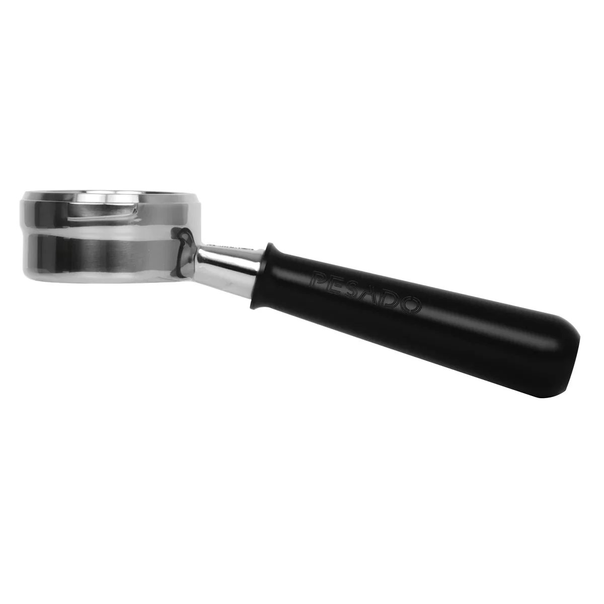 Pesado Stainless Steel Bottomless Hybrid Portafilter (5.0mm) - Black / Black Coffee - Image 14