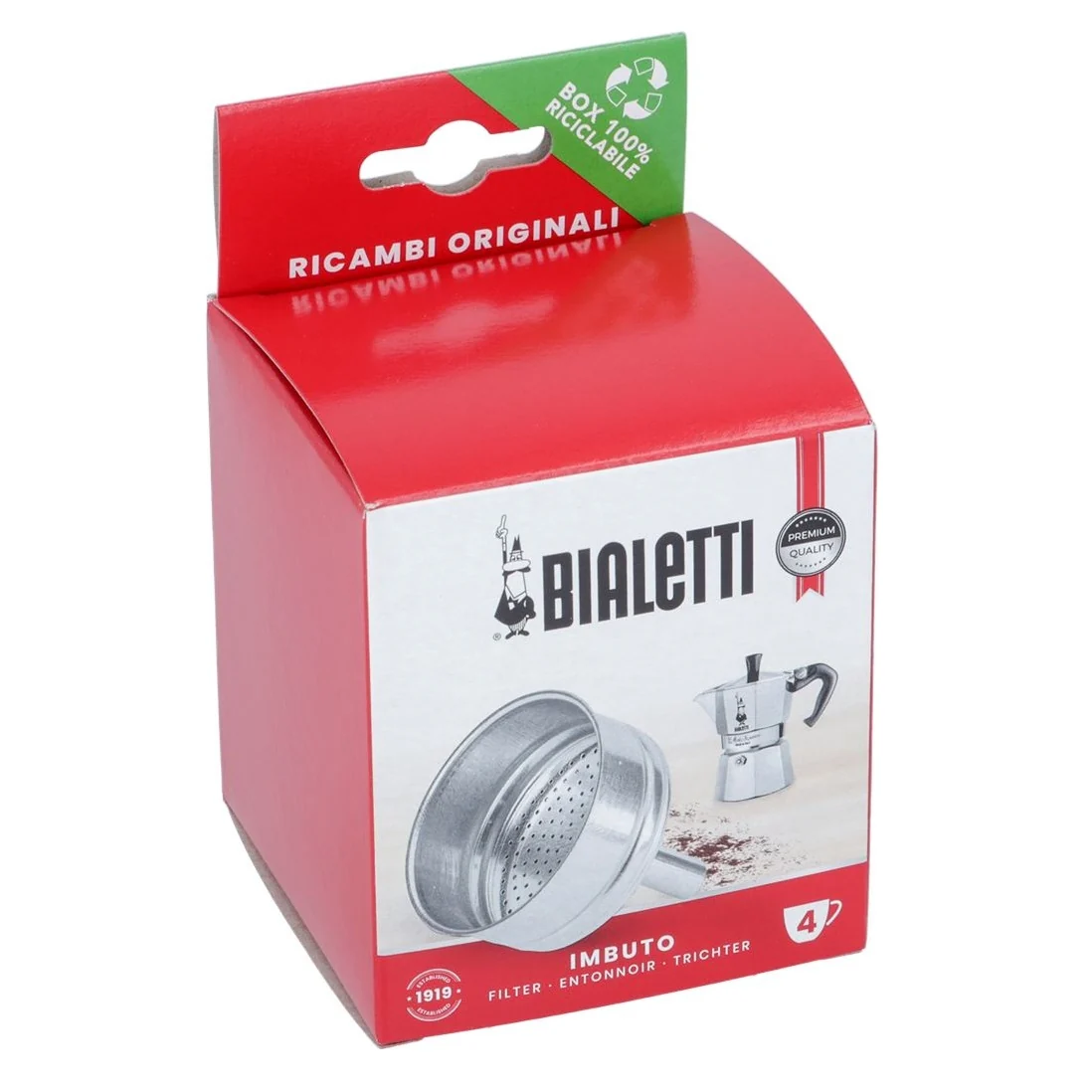 Bialetti Moka Express® Replacement Funnel - 4 cup - Image 2