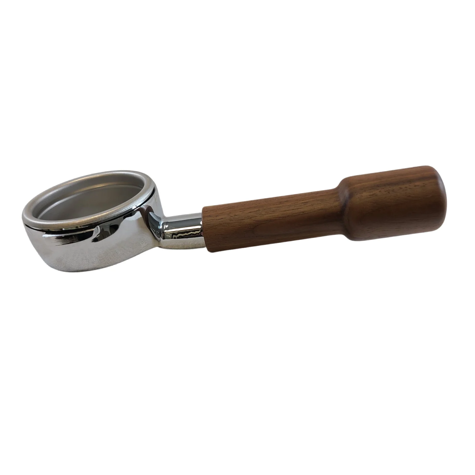 Bottomless Portafilter With Wood Handle (5.7mm) - Walnut Wood — SKU SKU00533-000-37AF8C Coffee