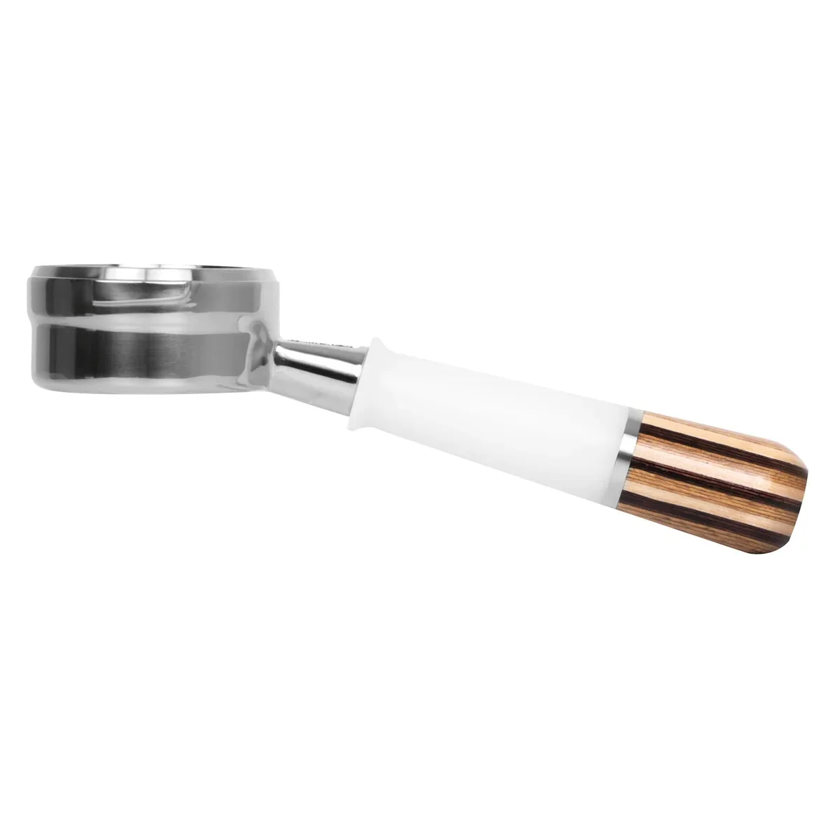 Pesado Stainless Steel Bottomless Hybrid Portafilter (5.0mm) - Black / Black Coffee - Image 13