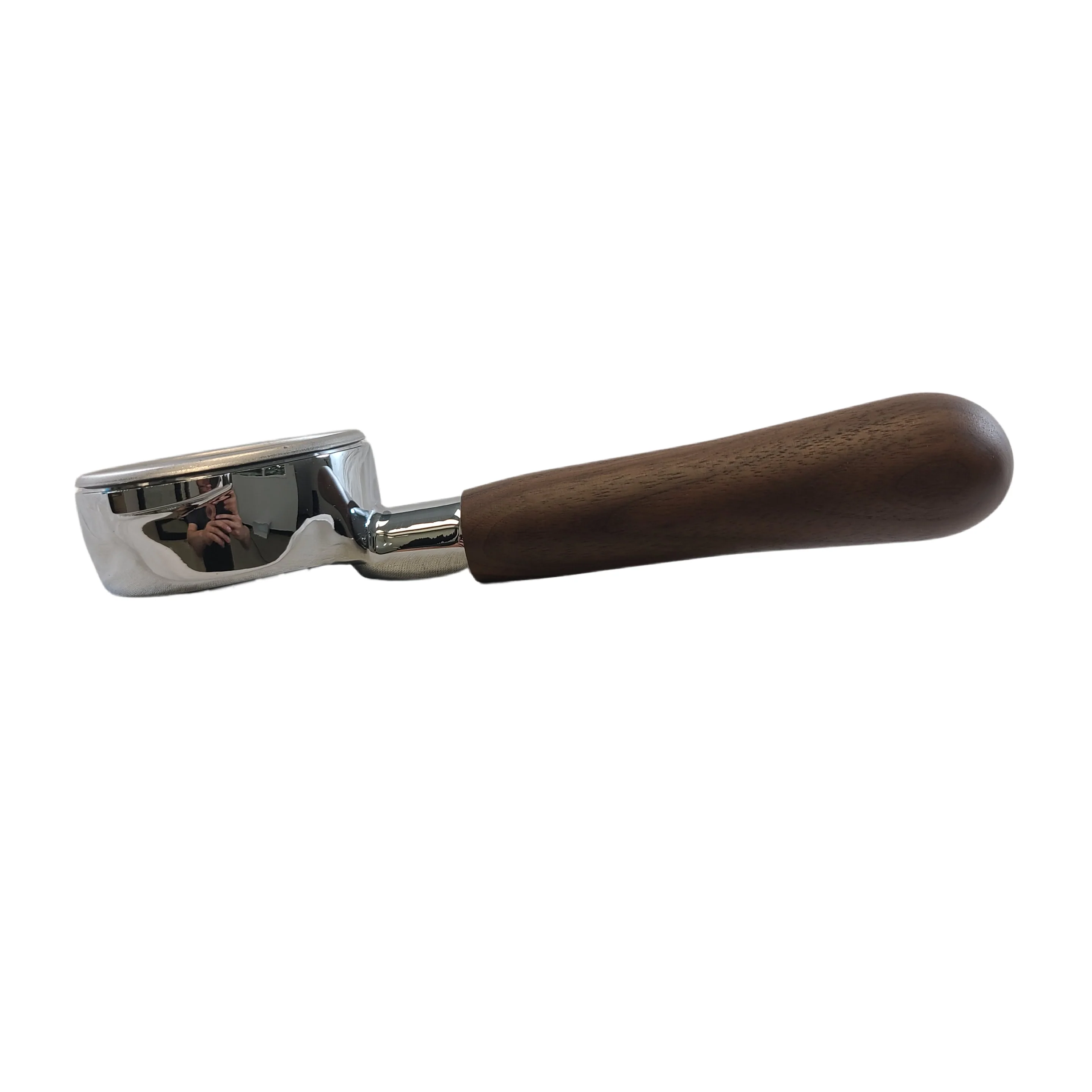 Bottomless Portafilter With Wood Handle (5.7mm) - Olive Wood — SKU SKU00534-001-54934B Coffee