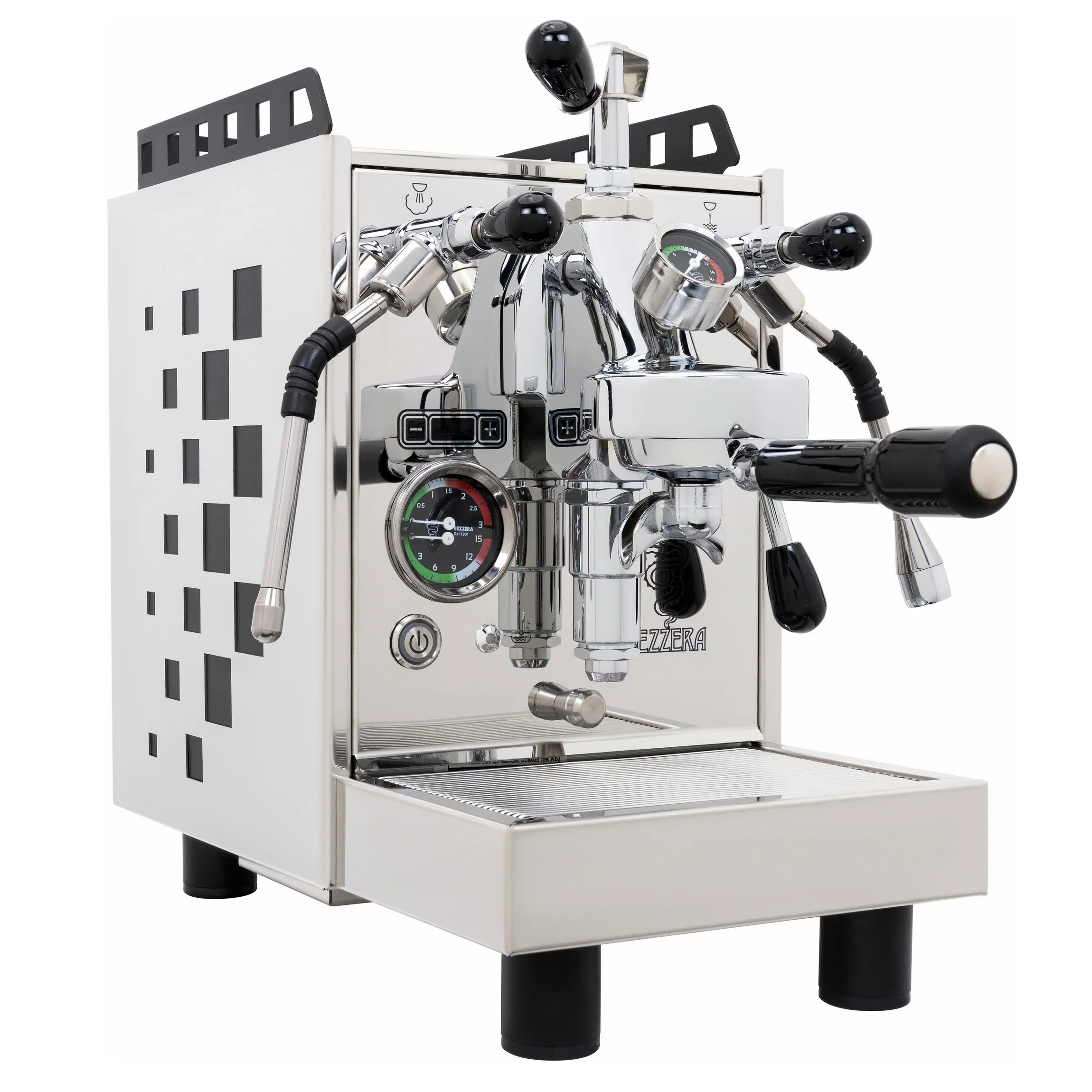 Bezzera Aria TOP Espresso Machine - Stainless Grinder