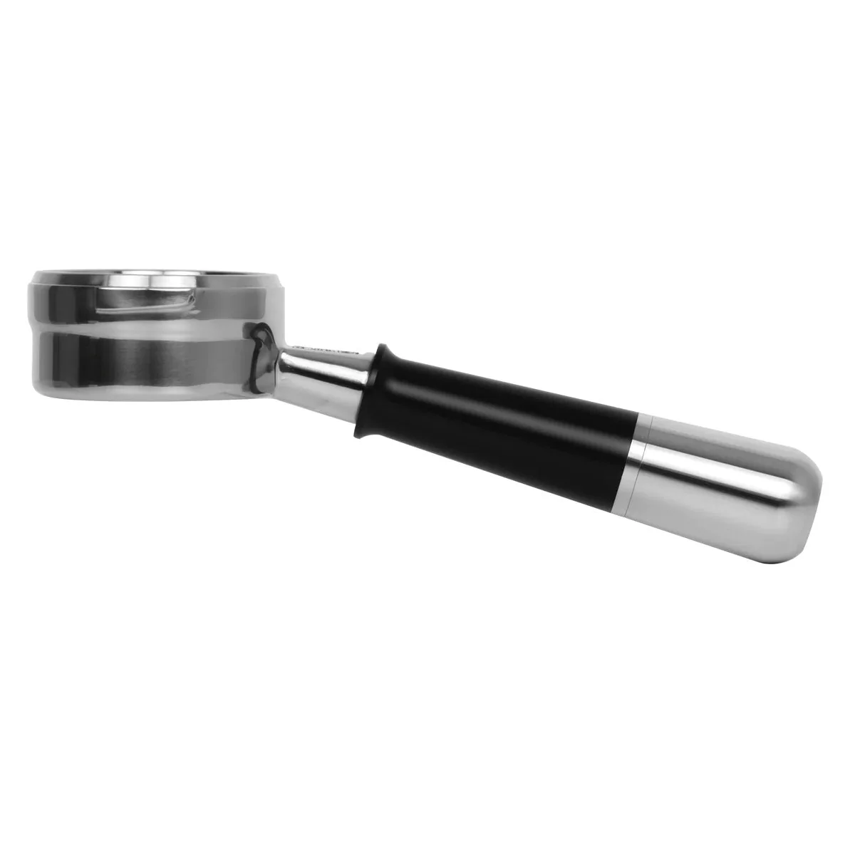 Pesado Stainless Steel Bottomless Hybrid Portafilter (5.0mm) - Black / Black Coffee - Image 5