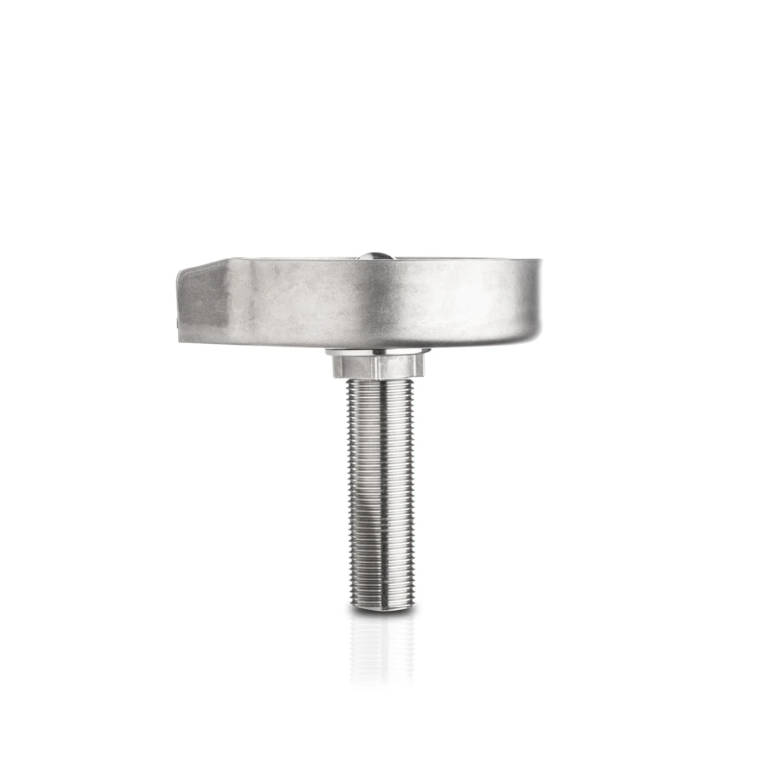 Espresso Parts 4" Round Sink Rinser With Wobble Plate - Stainless Steel Coffee - Image 3