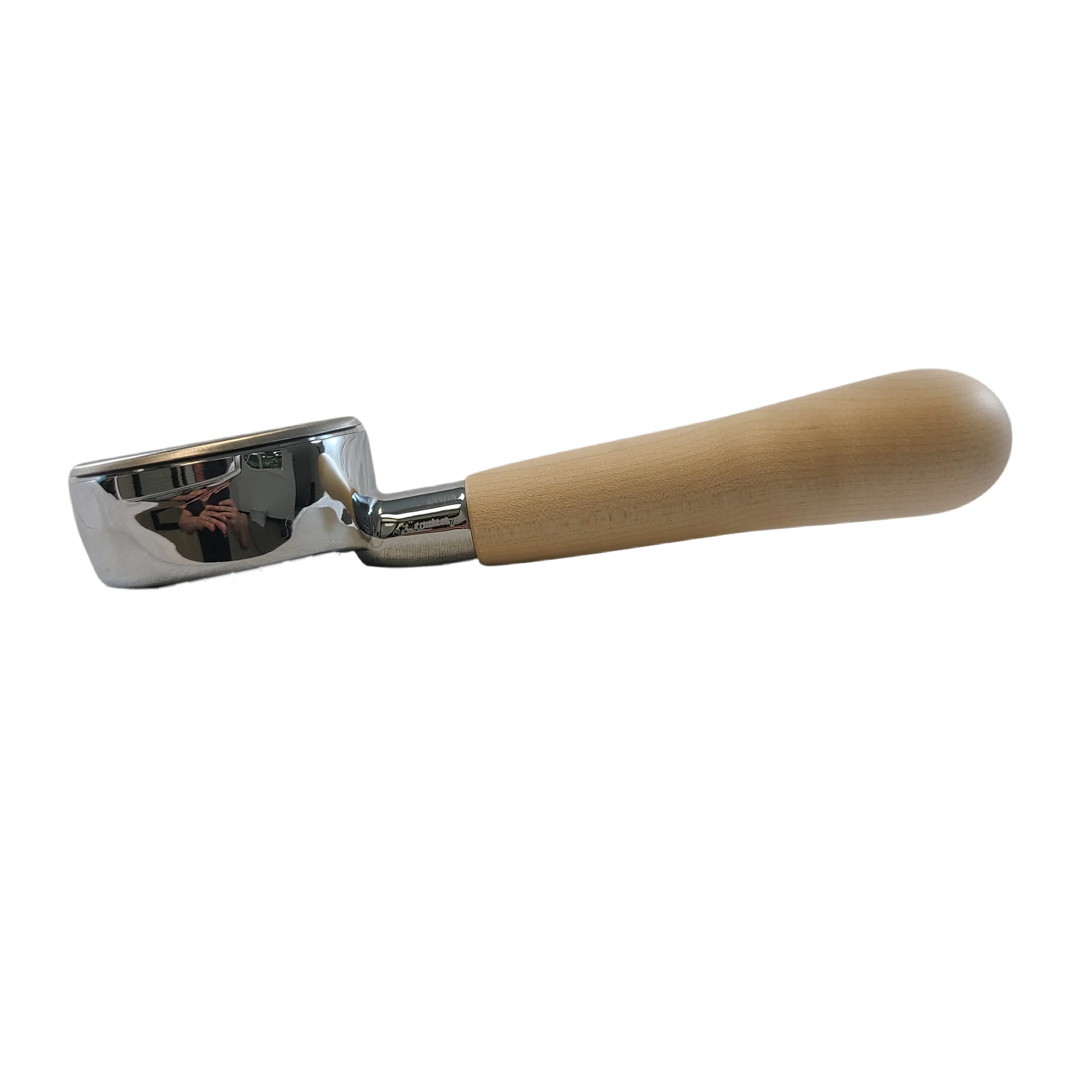 Bottomless Portafilter With Wood Handle (5.7mm) - Olive Wood — SKU SKU00534-001-54934B Coffee - Image 3
