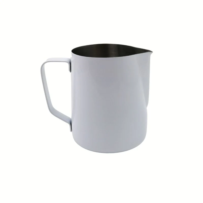 Rhino Coffee Gear Pro Stealth Milk Pitcher (12, 20, or 32oz) - 20oz / White - Image 7
