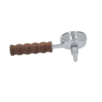 Faema E61 Complete Single Portafilter With Walnut Handle Basket