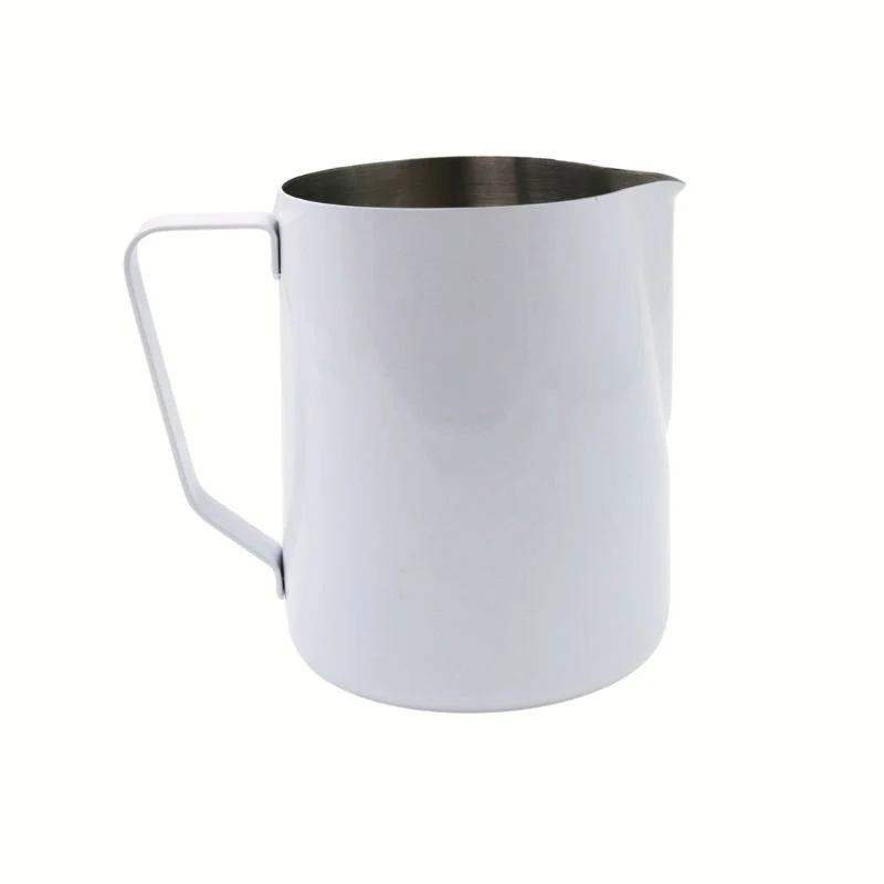 Rhino Coffee Gear Pro Stealth Milk Pitcher (12, 20, or 32oz) - 20oz / White - Image 9