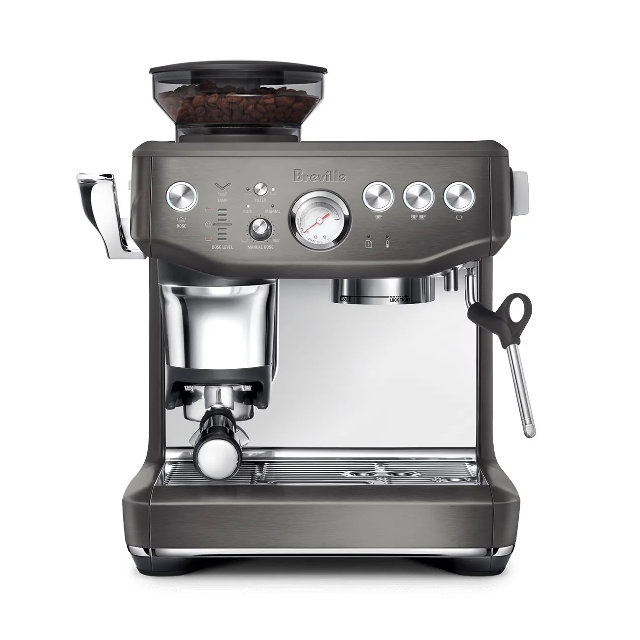 Breville Barista Express Impress Espresso Machine - Stainless Steel Coffee - Image 9