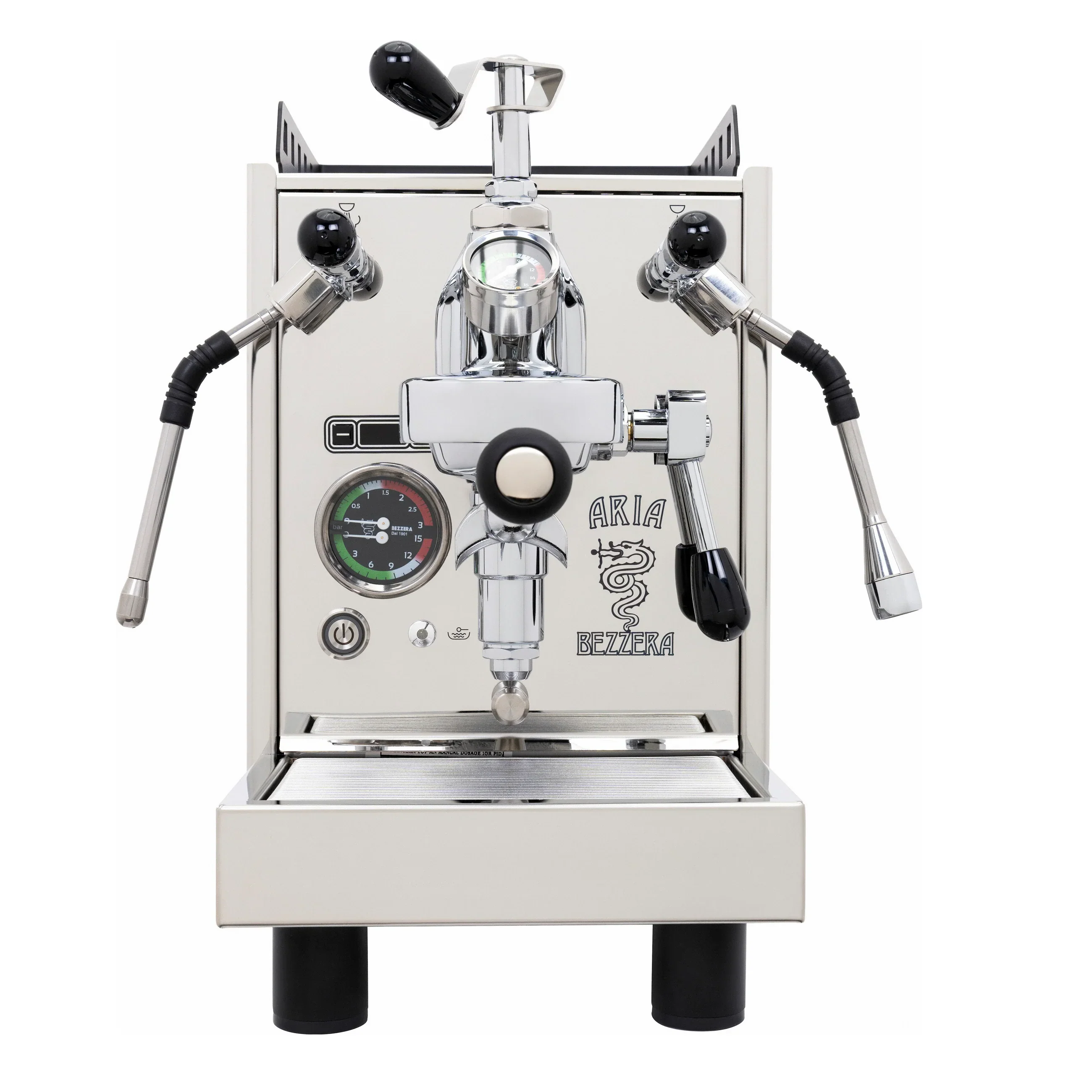 Bezzera Aria TOP Espresso Machine - Stainless Grinder - Image 5