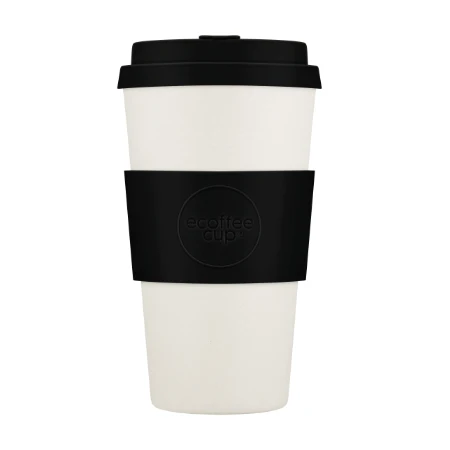 Black Nature Ecoffee Cup - 12oz (340ml) Mug - Image 3