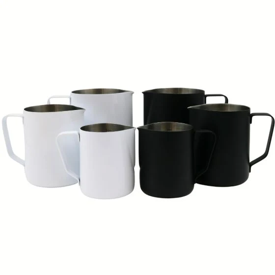 Rhino Coffee Gear Pro Stealth Milk Pitcher (12, 20, or 32oz) - 20oz / White - Image 10