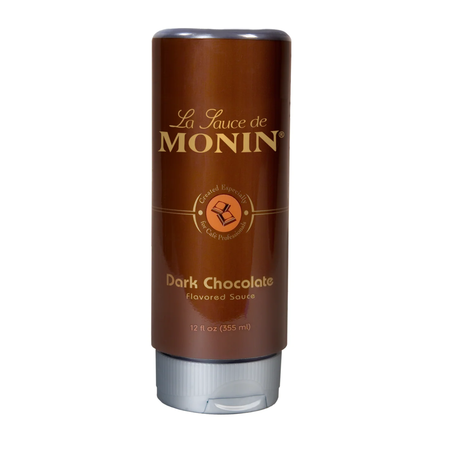 Monin Dark Chocolate Sauce - 64oz Cream - Image 3