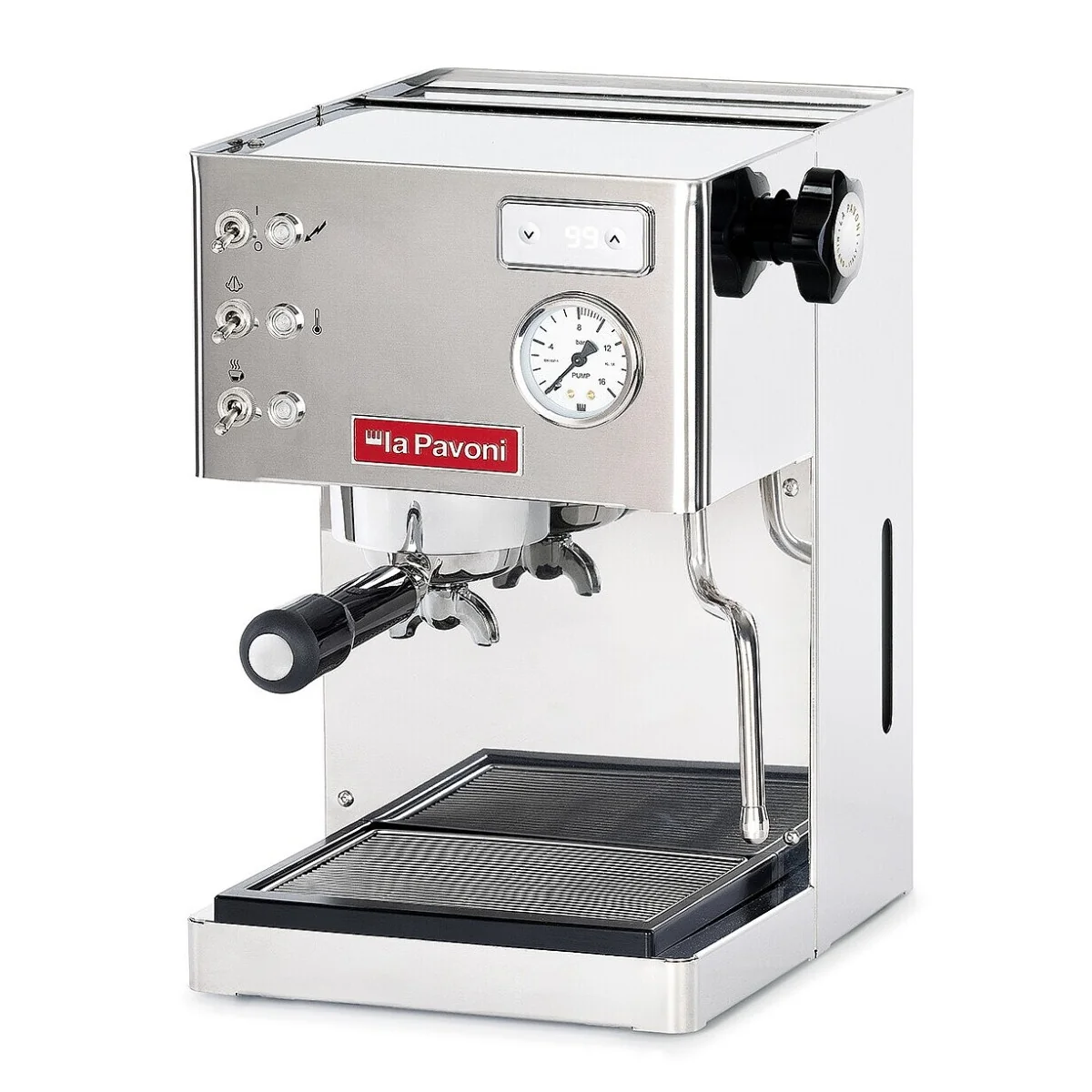 La Pavoni New Casabar PID Espresso Machine - Black Cup